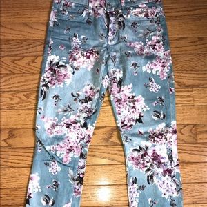 7 for all man kind floral jeans